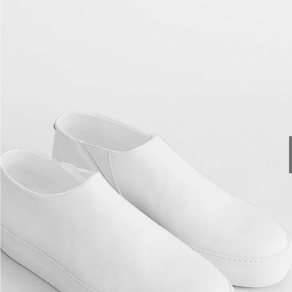 WANT Les Essentiels Women's White Slip-On Sneakers - Picture 1 of 5